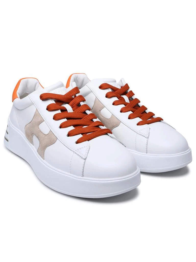 商品hogan|WHITE LEATHER SNEAKERS,价格¥2744,第2张�图片详细描述