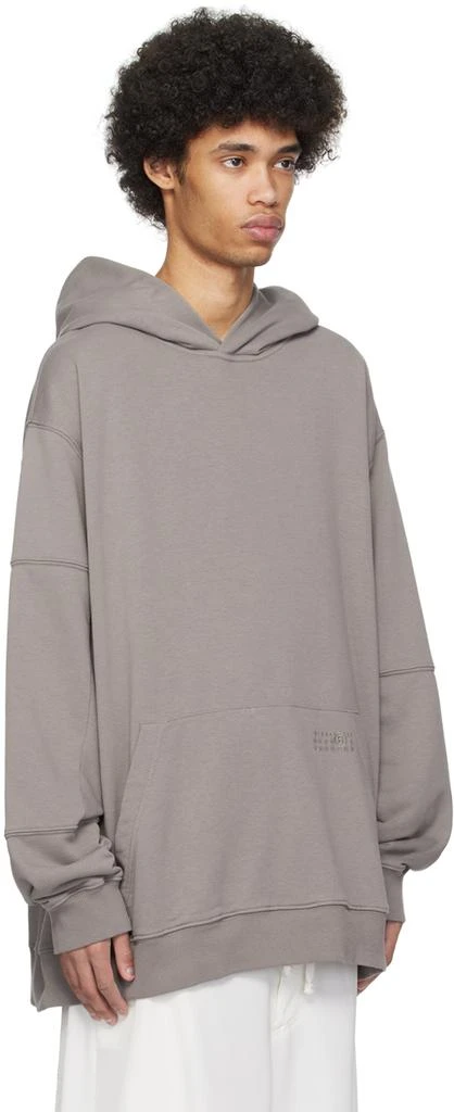 商品MM6|Taupe Oversized Hoodie,价格¥2086,第2张图片详细描述