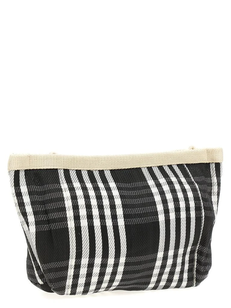 商品Isabel Marant|Isabel Marant Logo Patch Striped Clutch Bag,价格¥846,第2张图片详细描述