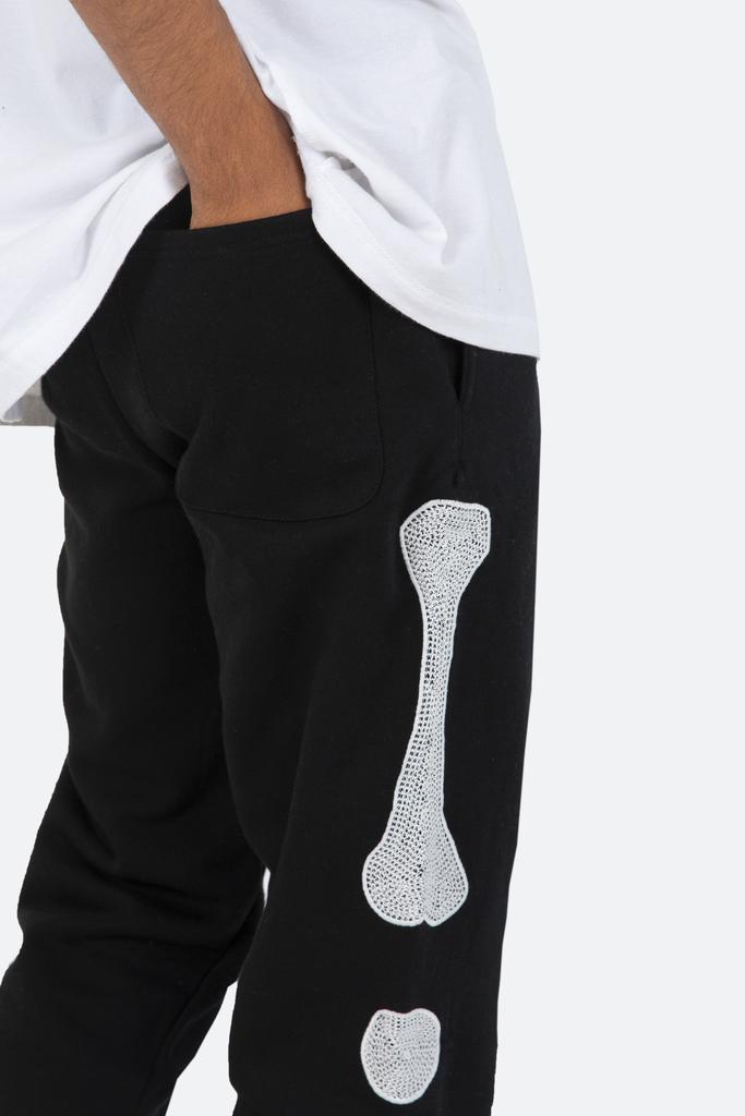 Skeleton Sweatpants - Black商品第4张图片规格展示