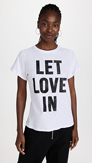 水钻 Let Love In T 恤商品第6张图片规格展示