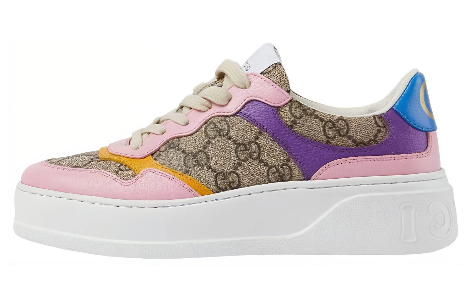 商品[国内直发] Gucci|古驰 帆布 饼干鞋  低帮系带 低帮 时尚板鞋 女款 多色,价格¥3087,第1张图片