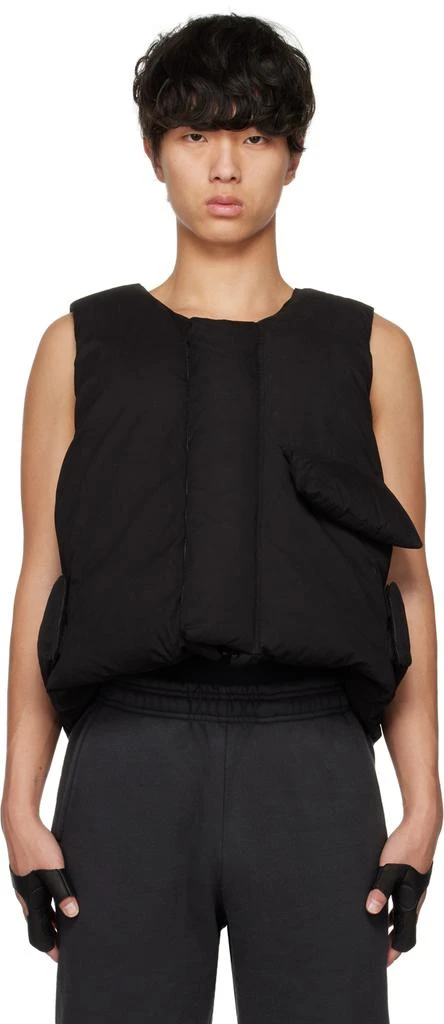 商品Entire Studios|SSENSE Exclusive Black Down Vest,价格¥1282,第1张图片