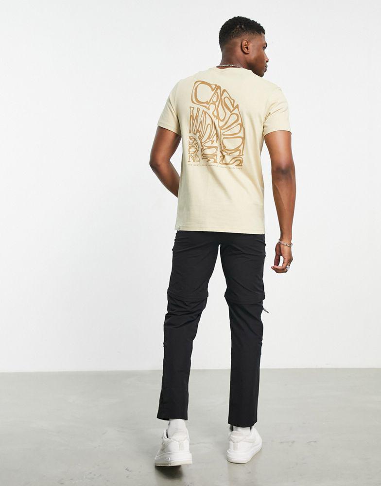 商品The North Face|The North Face Regrind back print t-shirt in stone,价格¥298,第6张图片详细描述