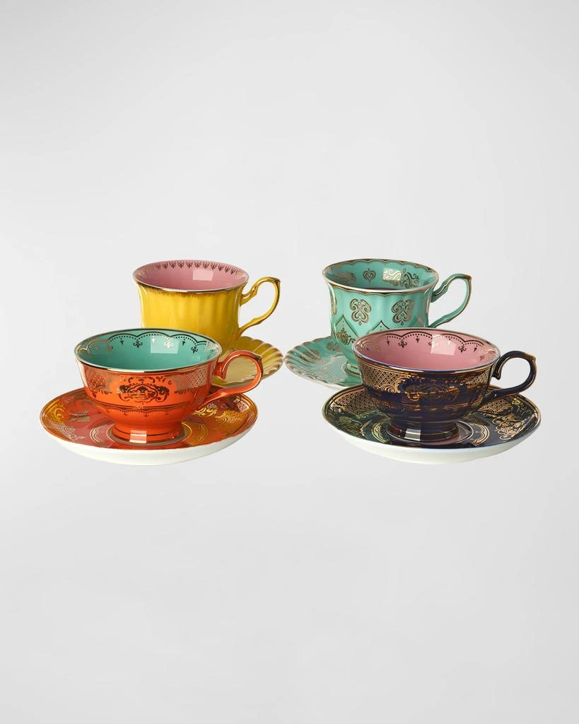 商品POLSPOTTEN|Grandpa Tea Cups & Saucers, Set of 4,价格¥1863,第5张图片详细描述