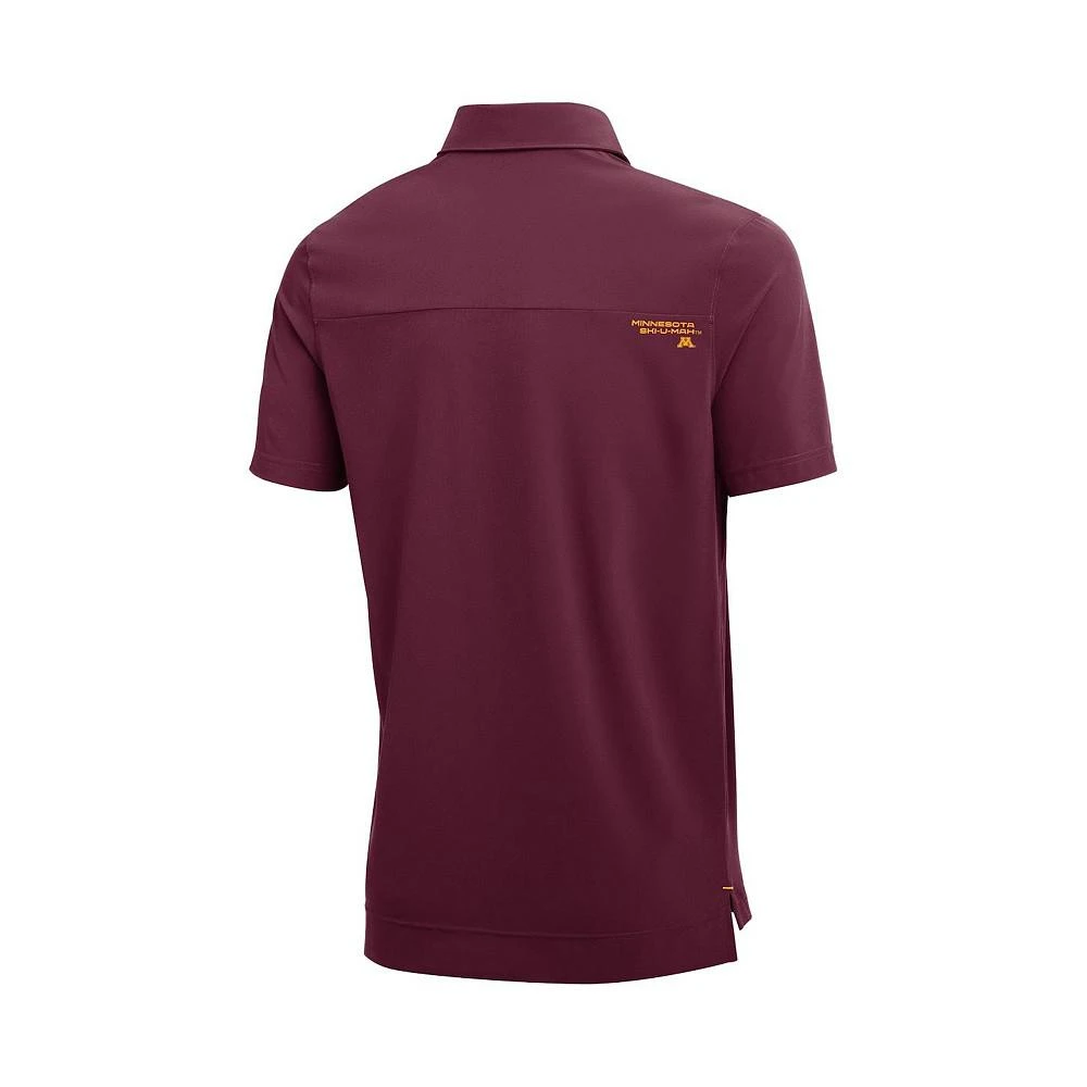 商品NIKE|Men's Maroon Minnesota Golden Gophers 2021 Coaches Performance Polo Shirt,价格¥489,第4张图片详细描述