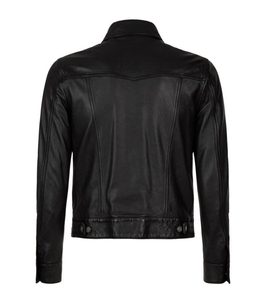 商品Yves Saint Laurent|Leather Jacket,价格¥25391,第5张图片详细描述