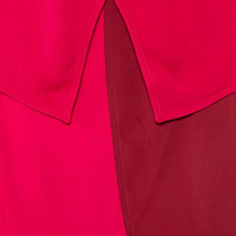 商品[二手商品] Yves Saint Laurent|Yves Saint Laurent Rive Gauche Vintage Two Tone Paneled Crepe Tank Top & Skirt Set S,价格¥3653,第5张图片详细描述