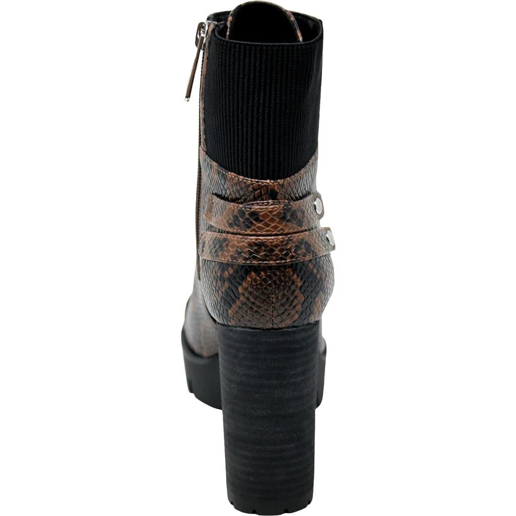 商品Charles David|Charles by Charles David Womens Wyatt Faux Leather Snake Print Booties,价格¥169,第3张图片详细描述