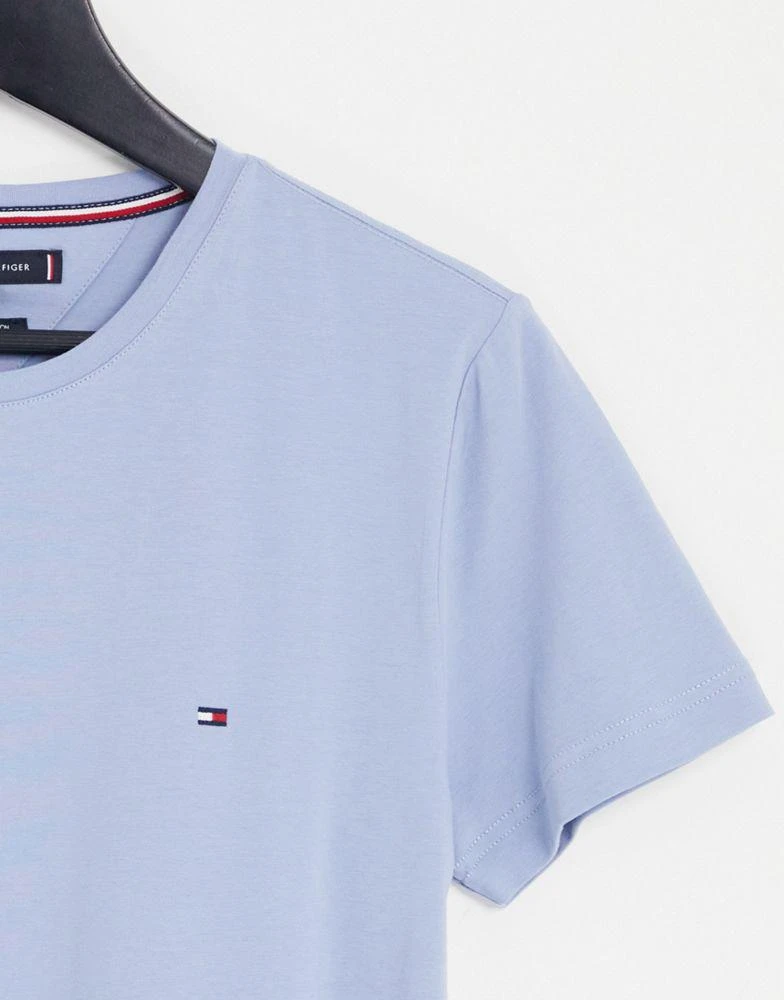 商品Tommy Hilfiger|Tommy Hilfiger icon logo slim fit t-shirt in light blue,价格¥386,第2张图片详细描述