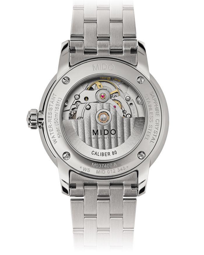 商品MIDO|Baroncelli Signature Caliber 80 Watch, 39mm,价格¥6907,第6张图片详细描述