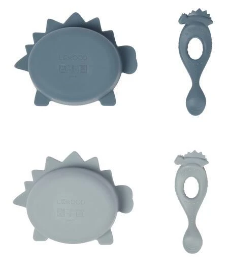 商品Liewood|Baby Evan set of 2 bowls and spoons,价格¥188,第2张图片详细描述