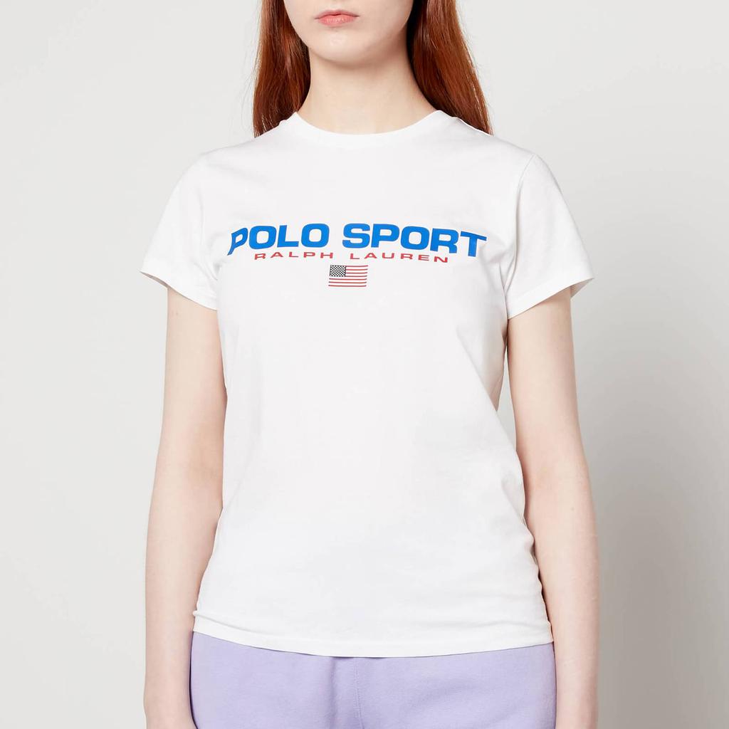 Polo Ralph Lauren Women's Polo Sport T-Shirt - White商品第1张图片规格展示