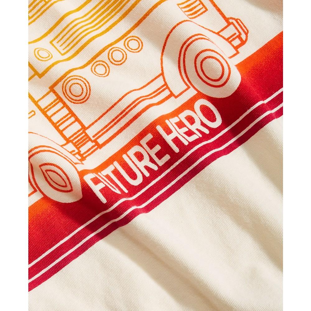 Baby Boys Future Hero Fire Truck Short-Sleeve T-Shirt, Created for Macy's商品第3张图片规格展示