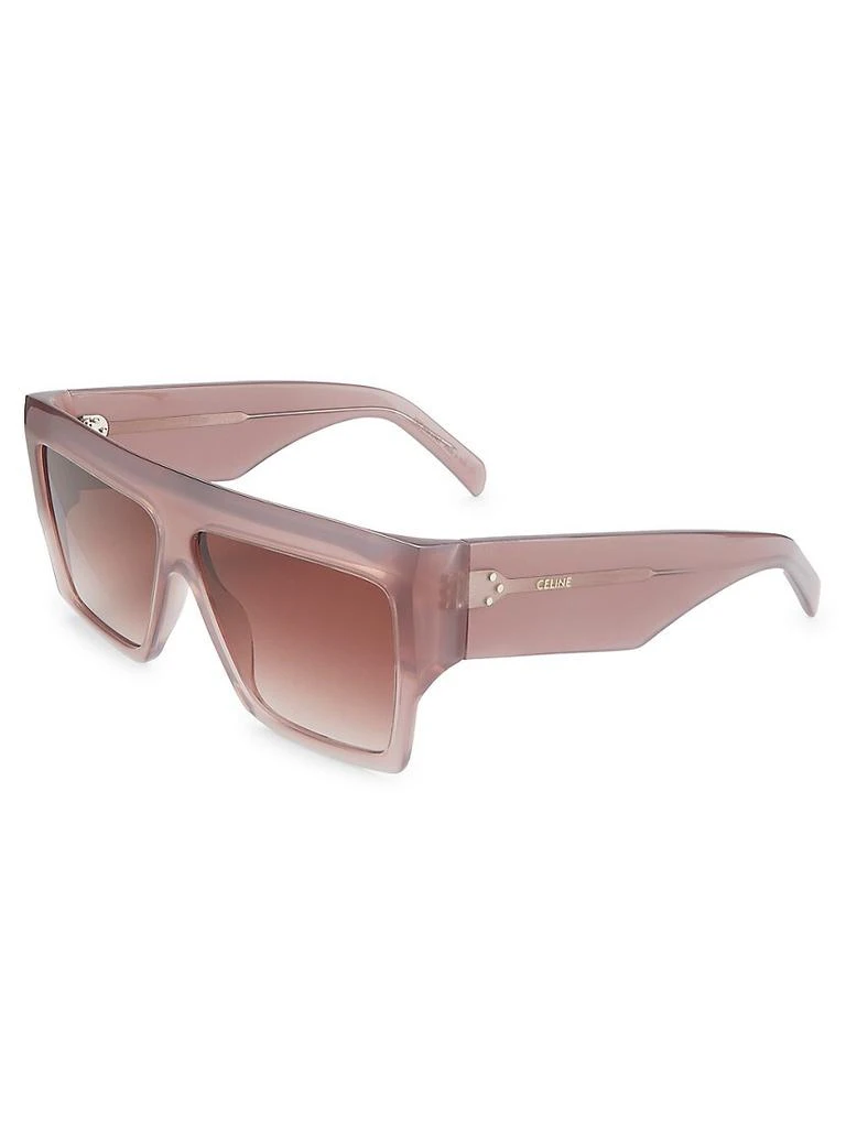 商品Celine|Translucent Rectangular Shield Sunglasses,价格¥3433,第2张图片详细描述
