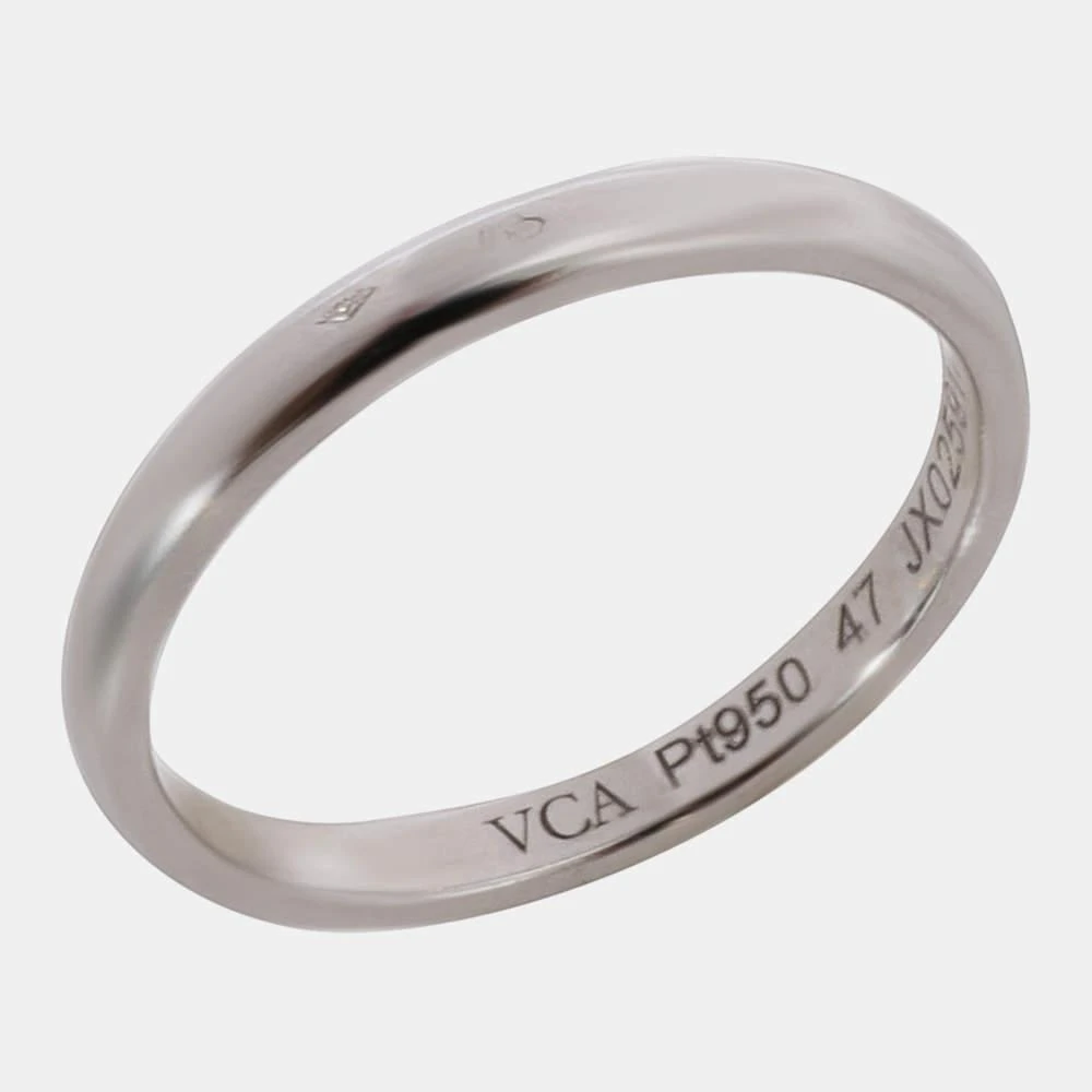 商品[二手商品] Van Cleef & Arpels|Van Cleef & Arpels Tendrement Wedding Band in 950 Platinum,价格¥4780,第3张图片详细描述