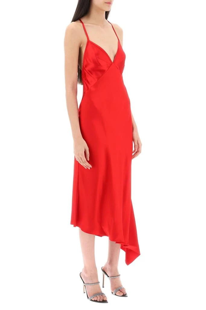 商品N°21|Satin Slip Dress With Asymmetrical Hem,价格¥3210,第4张图片详细描述