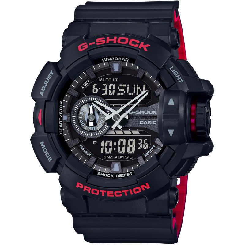 Mens Casio G-Shock Alarm Chronograph Watch GA-400HR-1AER 卡西欧手表 商品第1张图片规格展示