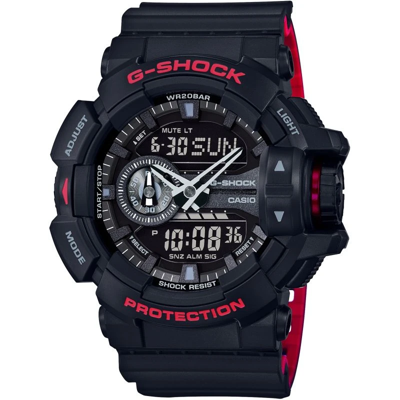 商品Casio|Mens Casio G-Shock Alarm Chronograph Watch GA-400HR-1AER 卡西欧手表 ,价格¥973,第1张图片