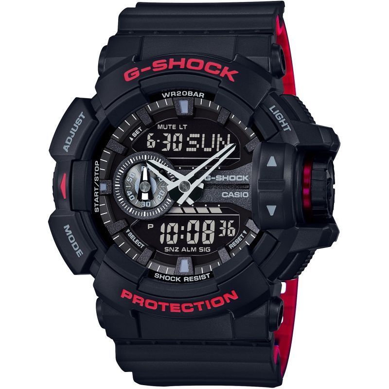 商品Casio|Mens Casio G-Shock Alarm Chronograph Watch GA-400HR-1AER 卡西欧手表 ,价格¥966,第1张图片