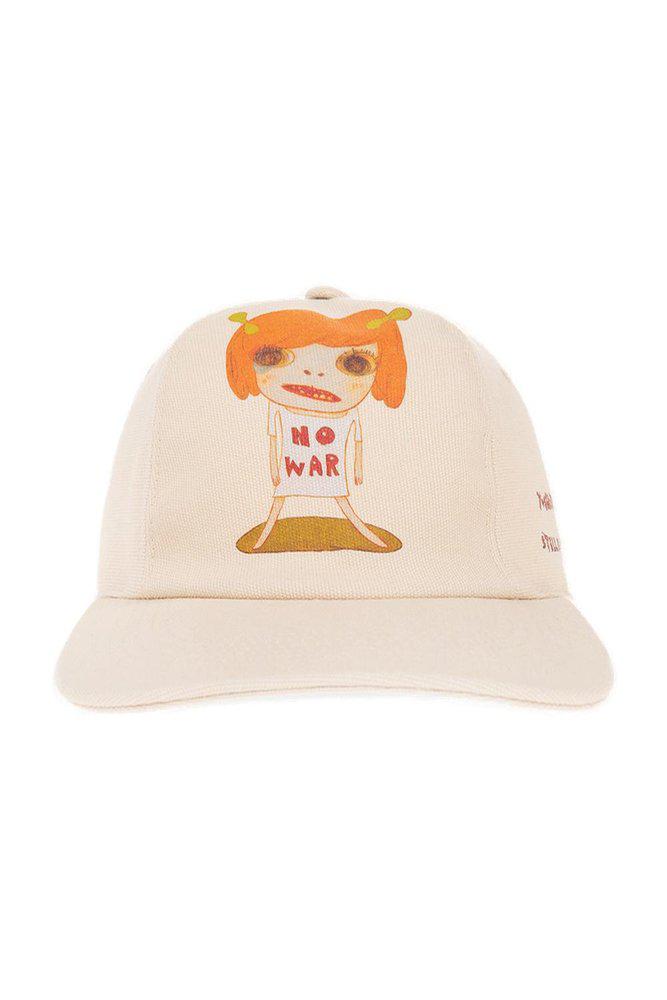 Stella McCartney X Yoshitomo Nara Graphic Printed Baseball Cap商品第1张图片规格展示