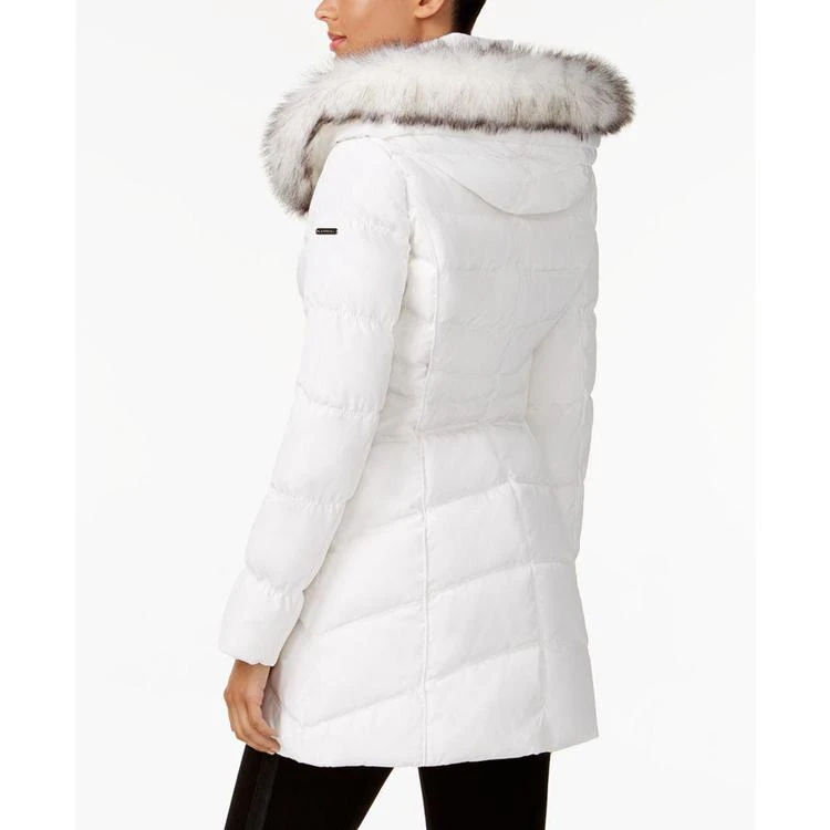 商品Laundry by Shelli Segal|Faux-Fur-Trim Down Puffer Coat,价格¥973,第2张图片详细描述