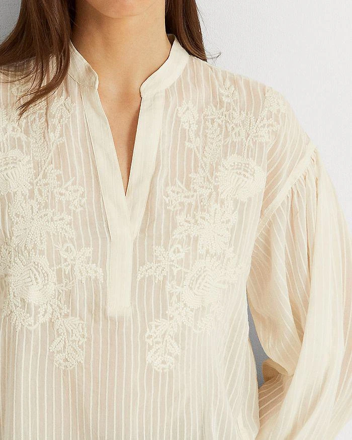 商品Ralph Lauren|Embroidered Blouse,价格¥543,第4张图片详细描述