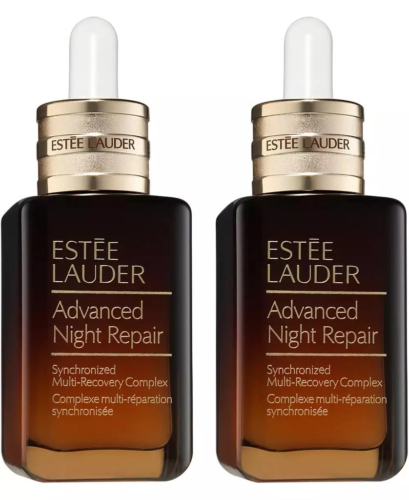 商品Estée Lauder|Advanced Night Repair Synchronized Multi-Recovery Complex Serum Duo with Hyaluronic Acid & Peptides, 1.7 oz Duo,价格¥1725,第1张图片