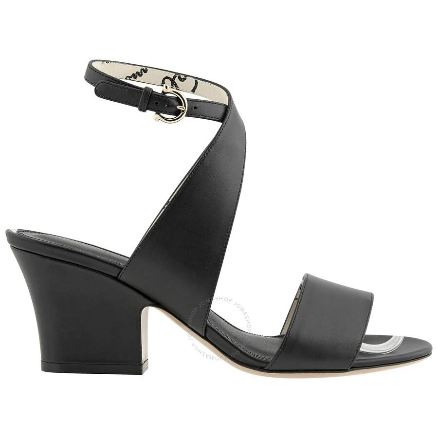 商品Salvatore Ferragamo|Salvatore Ferragamo Ladies Plain Wedge Sandal in Black,价格¥1333,第1张图片