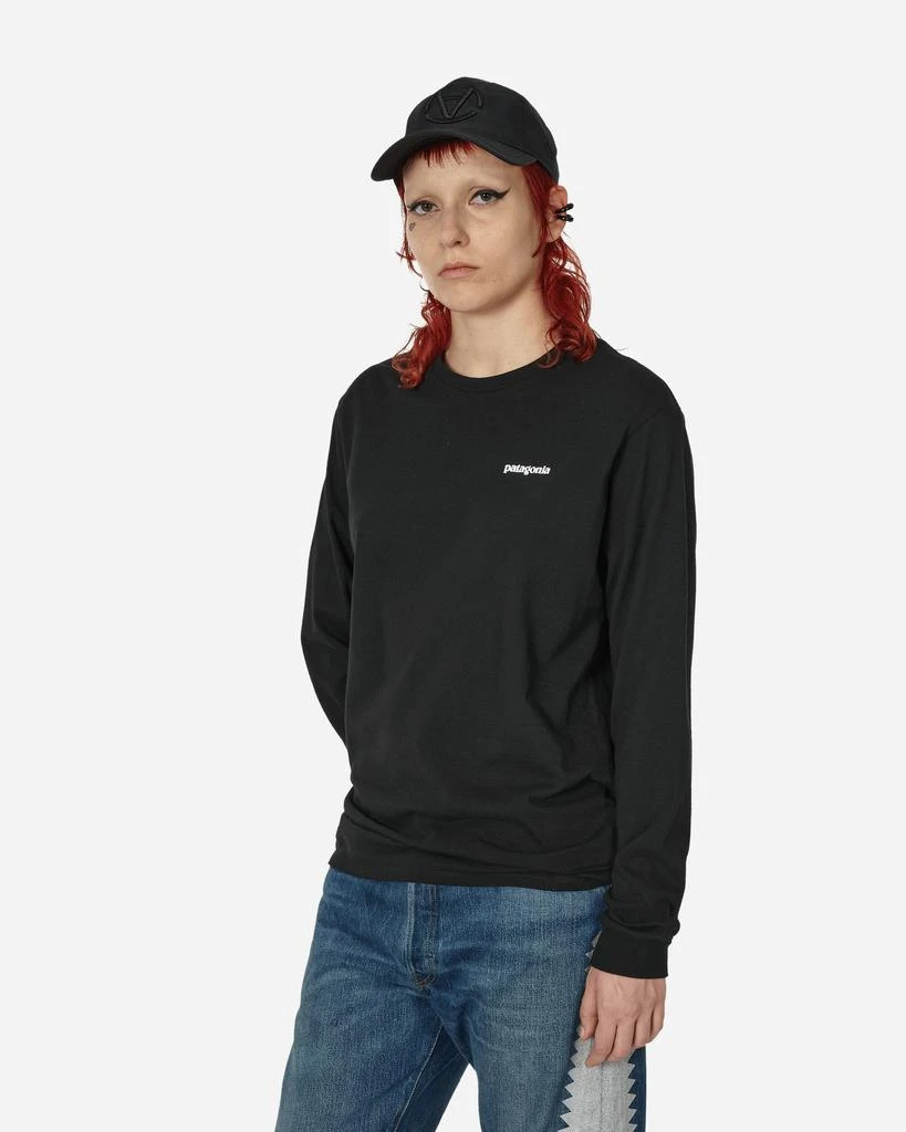 商品Patagonia|P-6 Logo Responsibili Longsleeve T-Shirt Black,价格¥355,第1张图片
