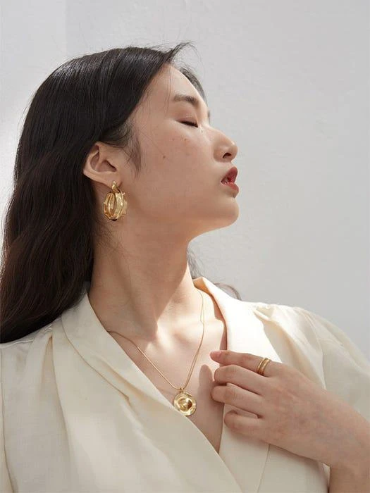 商品MARSBOM|Two Line Gold Ring,价格¥887,第1张图片