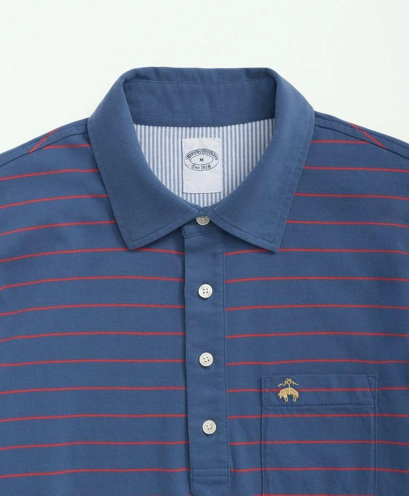 商品Brooks Brothers|Peached Cotton Striped Vintage Polo Shirt,价格¥493,第2张图片详细描述