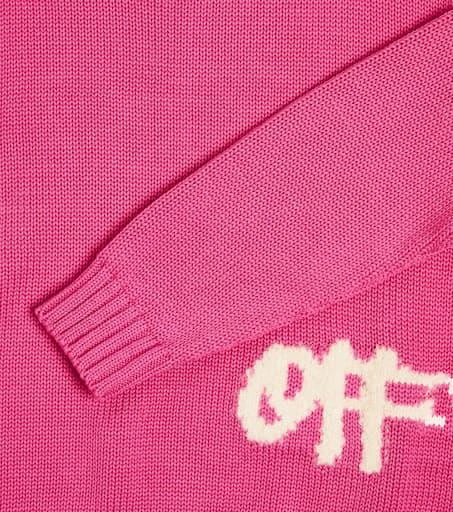 商品Off-White|Logo棉质混纺毛衣,价格¥1635,第3张图片详细描述