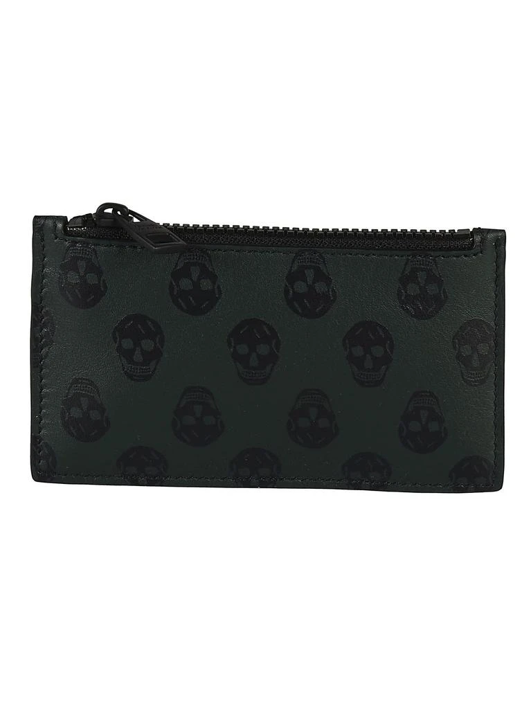 商品Alexander McQueen|Alexander McQueen Allover Skull Printed Zipped Cardholder,价格¥1636,第1张图片