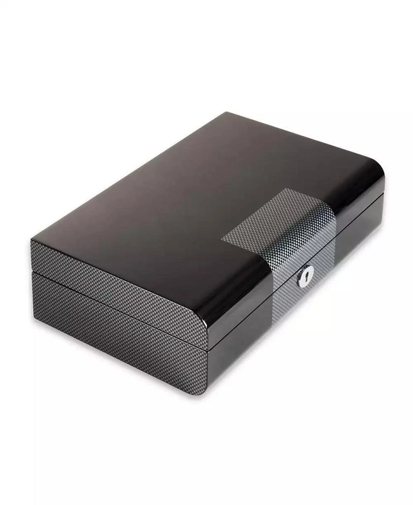 商品Bey-Berk|Carbon Fiber Design Ten Watch Storage Case with Lock Closure,价格¥1853,第2张图片详细描述
