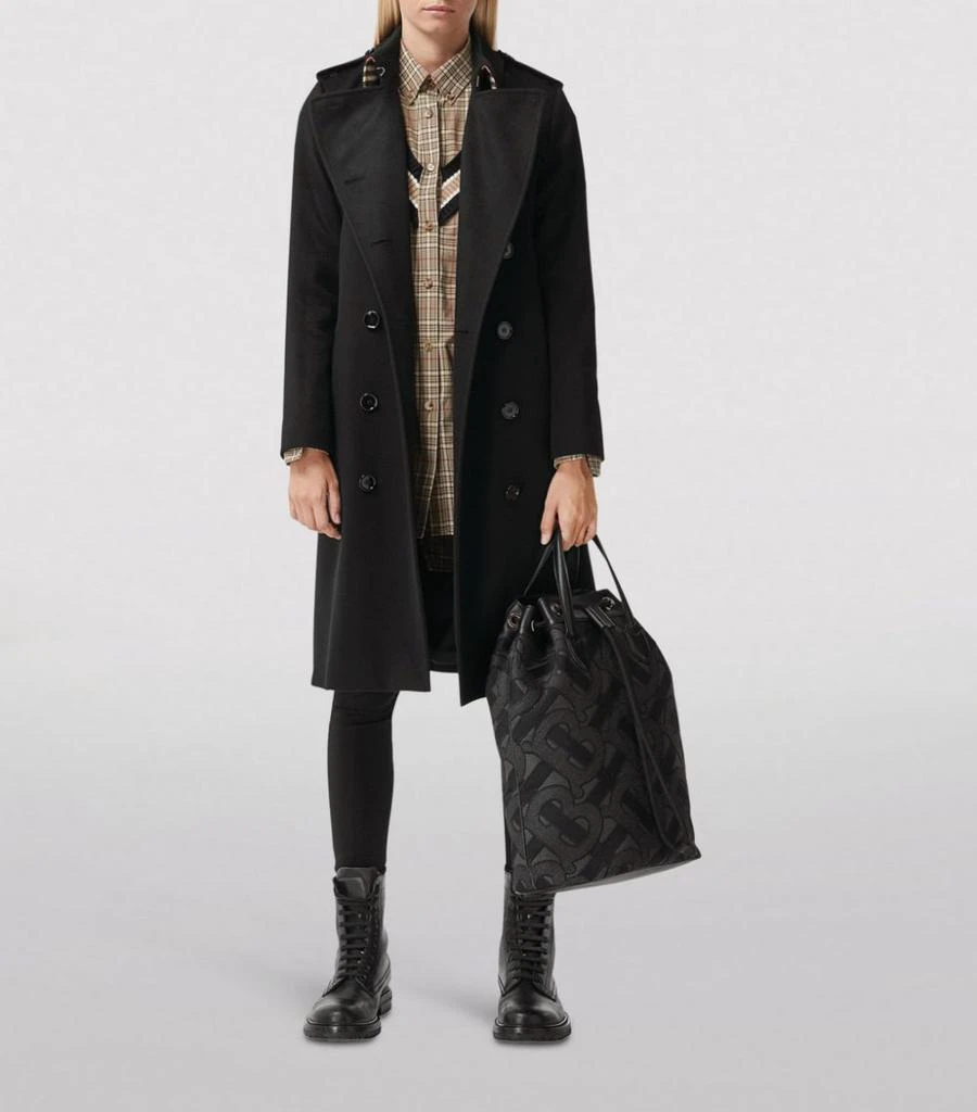 商品Burberry|Cashmere Kensington Trench Coat,价格¥20139,第2张图片详细描述