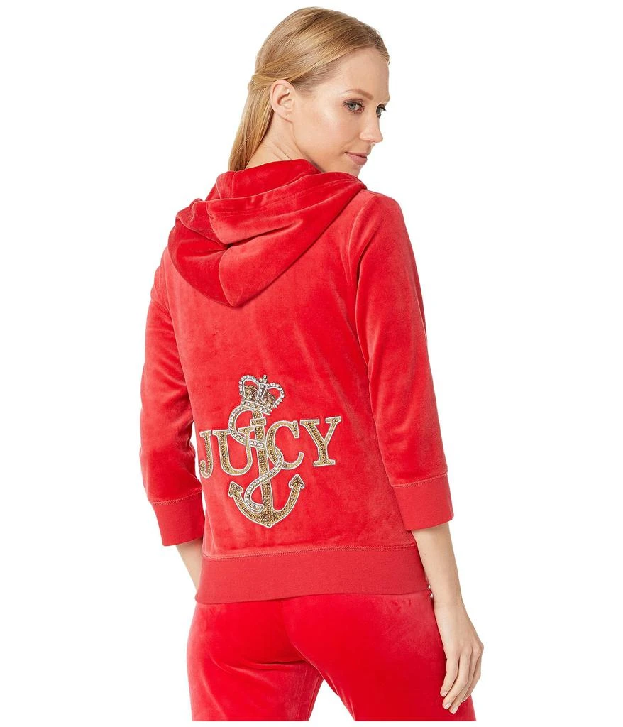 商品Juicy Couture|Juicy Anchor Velor Robertson夹克,价格¥253,第1张图片