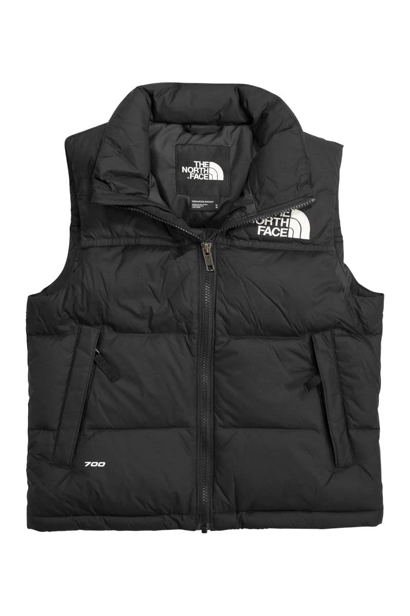 商品The North Face|Gilet TEEN 96 NUPTSE AB016593 BLACK,价格¥787,第1张图片