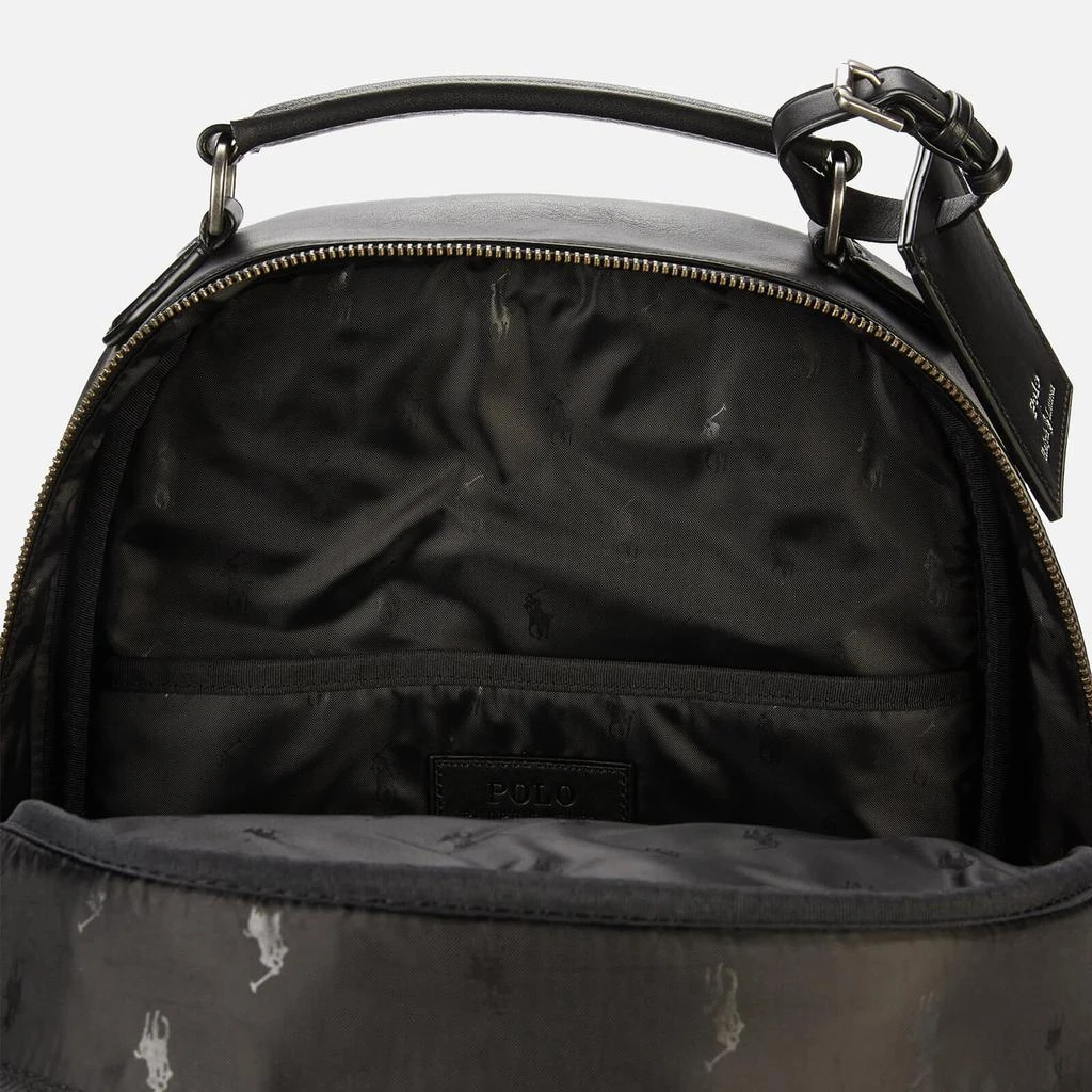 商品Ralph Lauren|Polo Ralph Lauren Men's Smooth Leather Backpack - Black,价格¥2378,第5张图片详细描述