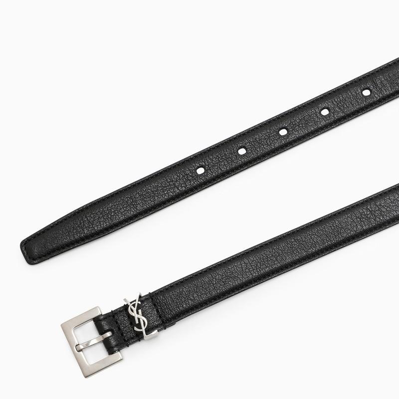 商品Yves Saint Laurent|Black monogram belt,价格¥2052,第5张图片详细描述
