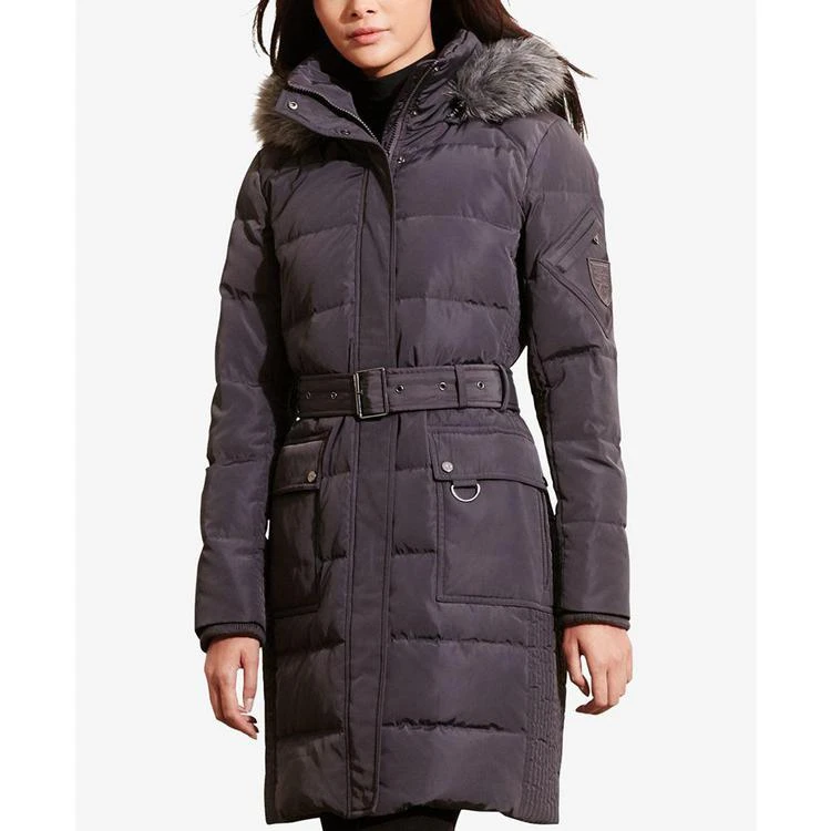 商品Ralph Lauren|Faux-Fur Down Coat,价格¥1272,第1张图片