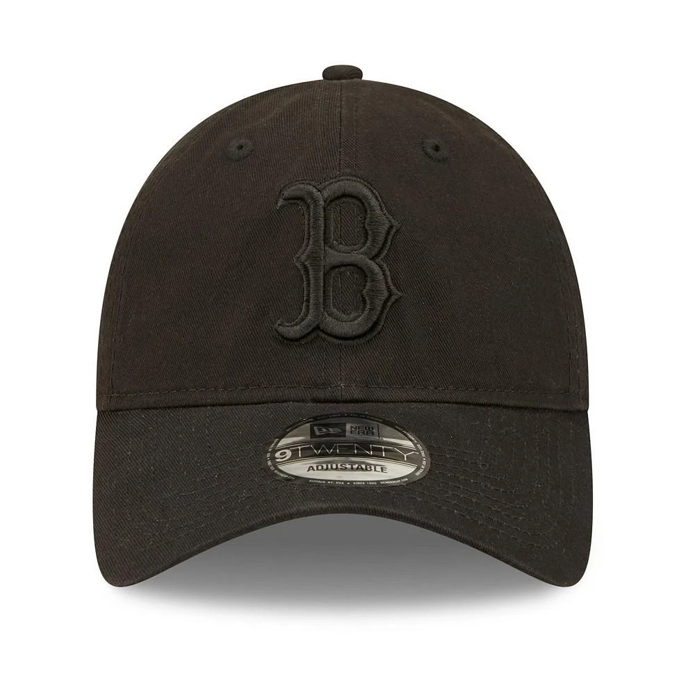 商品New Era|Men's Boston Red Sox Black on Black Core Classic 2.0 9TWENTY Adjustable Hat,价格¥165,第2张图片详细描述