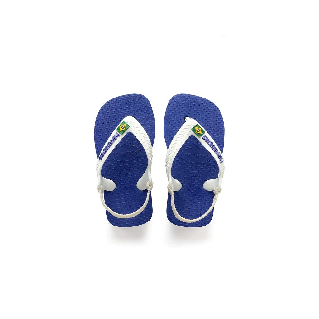 商品Havaianas|Brazil Logo Flip Flop Sandal (Toddler),价格¥166,第1张图片