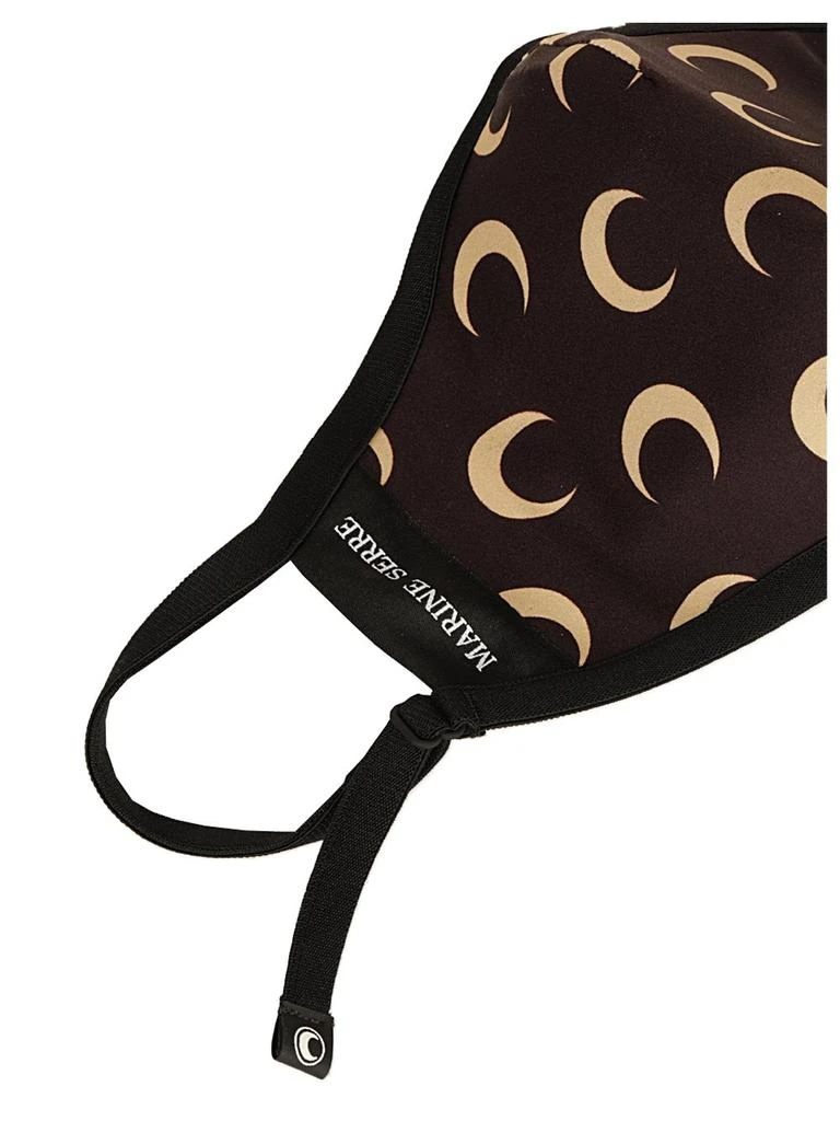 商品MARINE SERRE|Marine Serre Logo Motif Face Mask,价格¥398,第2张图片详细描述