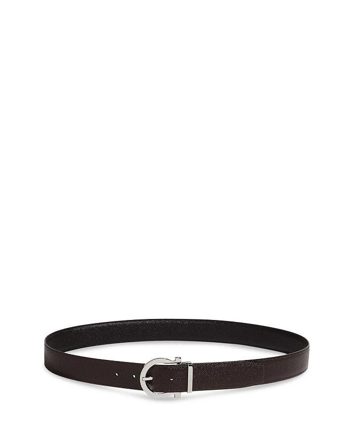 商品Salvatore Ferragamo|Salvatore Men's Gancini Reversible Leather Belt,价格¥3693,第2张图片详细描述