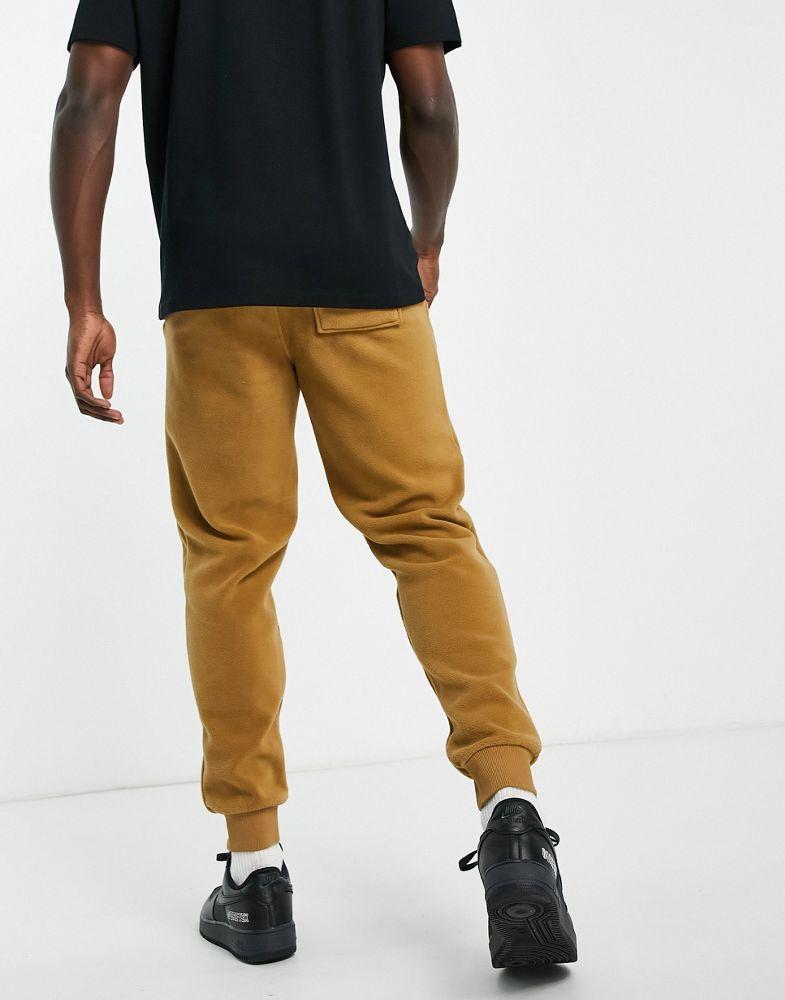 商品Calvin Klein|Calvin Klein ASOS Exclusive polar fleece joggers in tan,价格¥420,第4张图片详细描述