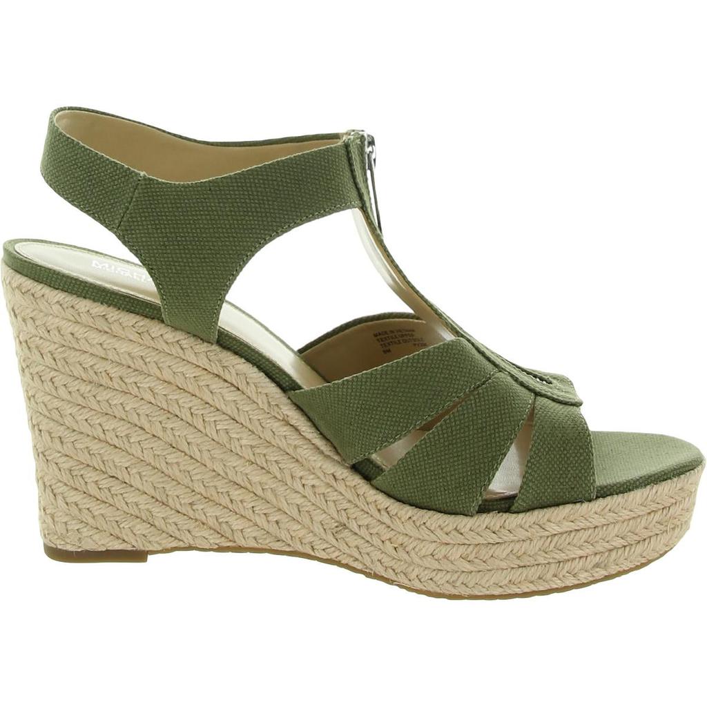 MICHAEL Michael Kors Womens Berkley Canvas Slingback Wedge Sandals商品第6张图片规格展示