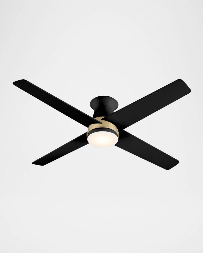 商品Santa Ana 52" Flush Mount Ceiling Fan with Light Kit,价格¥4318,第2张图片详细描述