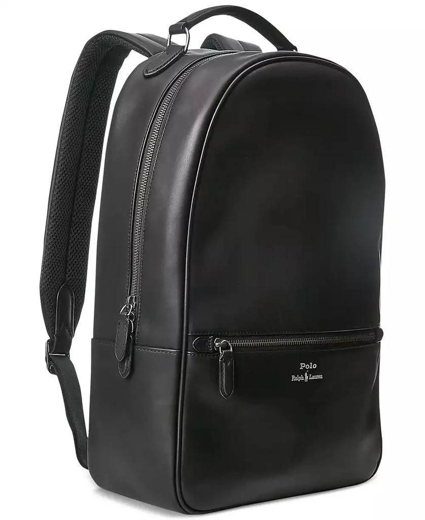 商品Ralph Lauren|男士真皮双肩包 全粒面真皮电脑包,价格¥2616,第1张图片