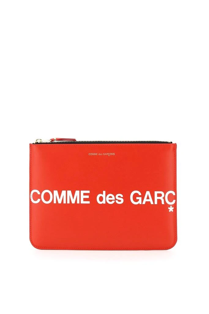 商品Comme des Garcons|Comme Des Garcons Wallet Men's Leather Pouch With Logo,价格¥1382,第1张图片